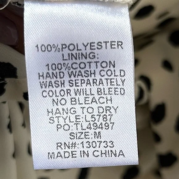 NWT Umgee Cream Spotted Dress - Picture 7 of 7